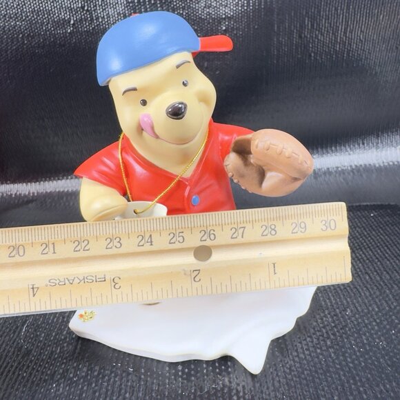 Disney Pooh Friends Figurine Glad You're on my Team Porcelain Figure Vintage - Picture 3 of 14